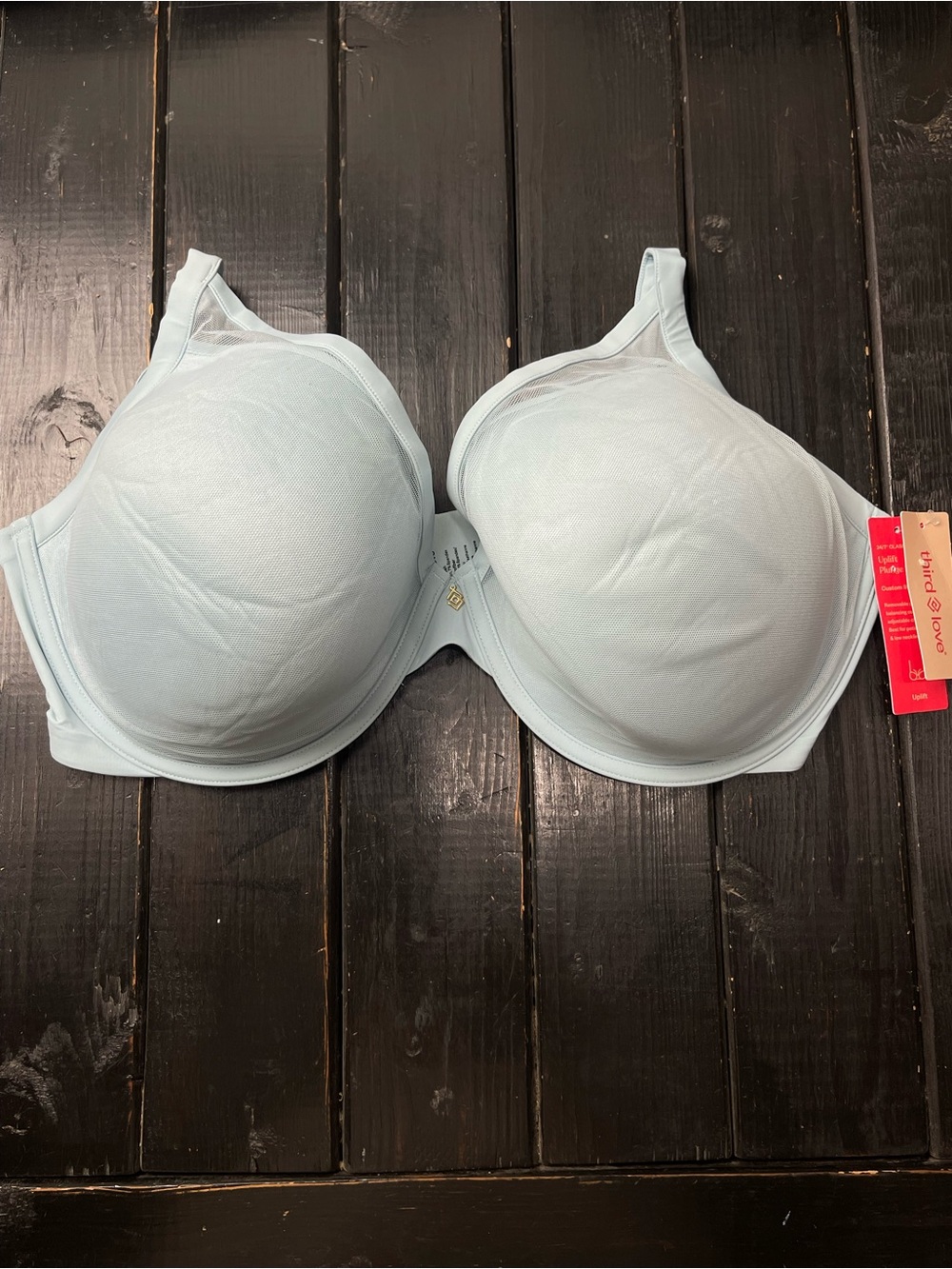 ThirdLove Bras 40E- NWT 24/7 Classic T-Shirt, Uplift Plunge, Second Skin Frost